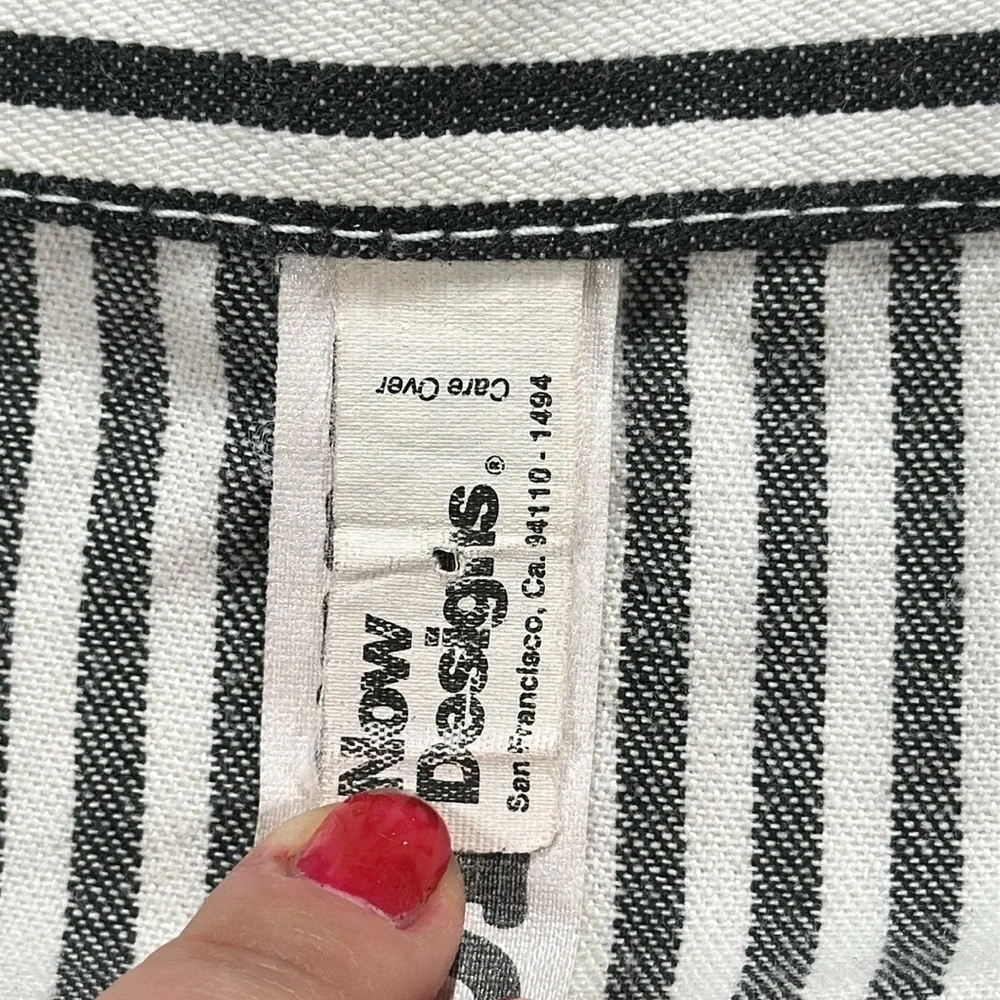 Now Designs Black and White Striped Apron